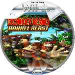miniatura donkey-kong-barrel-blast-cd-custom-por-karlos81-bcn cover wii