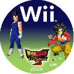 miniatura dragon-ball-z-budokai-tenkaichi-2-cd-custom-v3-por-efecto-princo cover wii