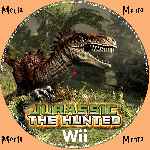 miniatura jurassic-the-hunted-cd-custom-por-menta cover wii