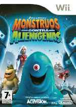 miniatura monstruos-contra-alienigenas-frontal-por-javilonvilla cover wii