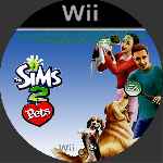 miniatura the-sims-2-pets-cd-custom-por-queleimporta cover wii