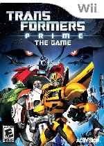 miniatura transformers-prime-the-game-frontal-por-humanfactor cover wii