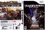 miniatura transformers-the-game-dvd-por-humanfactor cover wii