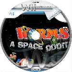 miniatura worms-a-space-oddity-cd-custom-por-sergiolc cover wii