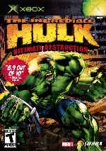 miniatura The Incredible Hulk Ultimate Destruction Frontal Por Humanfactor cover xbox