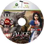 miniatura Alice Madness Returns Cd Custom V3 Por Joseluisgalan cover xbox360