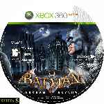 miniatura Batman Arkham Asylum Cd Custom V2 Por Navijas cover xbox360