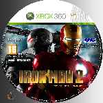 miniatura Iron Man 2 Cd Custom Por Azufre cover xbox360