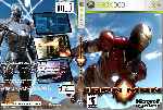 miniatura Iron Man Dvd Custom V3 Por Kunashi cover xbox360