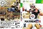 miniatura Madden Nfl 11 Dvd Custom V2 Por Samael128 cover xbox360