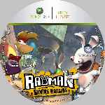 miniatura Rayman Raving Rabbids Cd Custom V2 Por Spyner cover xbox360