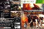 miniatura transformers-fall-of-cybertron-dvd-por-humanfactor cover xbox360
