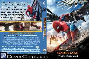 Spider-man - Homecoming - Custom - V4 · CARÁTULA DVD · Spider-Man:  Homecoming (2017)