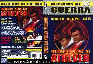 Donde Las Aguilas Se Atreven - Clasicos De Guerra - Region 4 · CARÁTULA DVD  · Where Eagles Dare (1969)