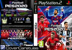 Pes Efootball Futebol Europeu Ps2 Dvd Estampado + Box