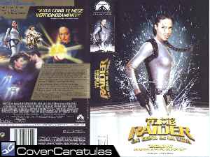 Lara Croft - Tomb Raider - La Cuna De La Vida · CARÁTULA VHS · Lara Croft Raider - The Cradle of Life