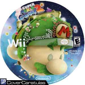 Carátula Wii De Super Mario Galaxy 2 Cd