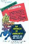 mini cartel La amenaza de Andrómeda