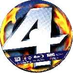 carátula bluray de Los 4 Fantasticos -  2005 - Disco