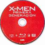 carátula bluray de X-men - Primera Generacion - Disco