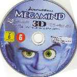 carátula bluray de Megamind - 3d - Disco