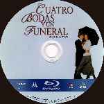 cartula bluray de Cuatro Bodas Y Un Funeral - Disco