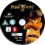 cartula bluray de El Gato Con Botas - 2011 - 3d - Disco