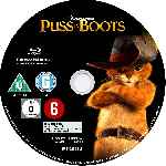 cartula bluray de El Gato Con Botas - 2011 - Disco