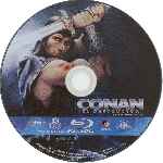 carátula bluray de Conan El Destructor - Disco