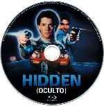 carátula bluray de Hidden - Oculto - Disco