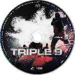 carátula bluray de Triple 9 - Disco