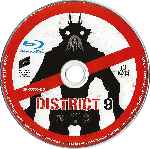 carátula bluray de District 9 - Disco