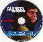 carátula bluray de El Planeta De Los Simios - 1968 - Disco