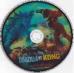 carátula bluray de Godzilla Vs. Kong - Disco