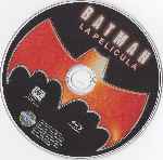 carátula bluray de Batman - La Pelicula - Disco