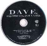 carátula bluray de Dave - Presidente Por Un Dia - Disco