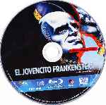 carátula bluray de El Jovencito Frankenstein - Disco