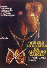 carátula carteles de Quiero La Cabeza De Alfredo Garcia