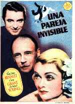 carátula carteles de Una Pareja Invisible