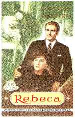 cartula carteles de Rebeca - 1940 - V02