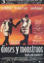 carátula carteles de Dioses Y Monstruos