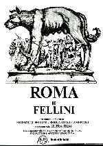 cartula carteles de Fellini Roma
