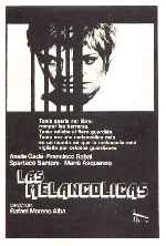 carátula carteles de Las Melancolicas - V2