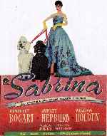 carátula carteles de Sabrina - 1954