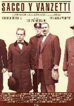 carátula carteles de Sacco Y Vanzetti