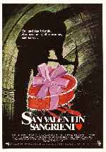 carátula carteles de San Valentin Sangriento - 1981