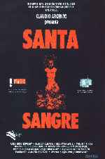 carátula carteles de Santa Sangre