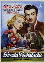 carátula carteles de Senda Prohibida - 1941