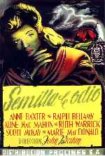 carátula carteles de Semilla De Odio - 1944 - V2