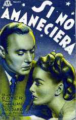 carátula carteles de Si No Amaneciera